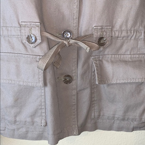 Women’s Banana Republic khaki utility jacket sz S - Picture 2 of 5